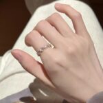 Oriental Floral Butterfly Ring Elegant Artistic Design - Image 5