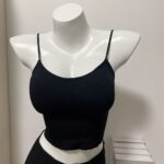 Korean Style Removable Pad Slim Fit Crop Cami Tank Top - Image 6