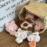 Cute Plush Long-Tail Cat Keychain – Soft Doll Pendant and Backpack Charm