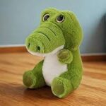 Green Crocodile Plush Toy Stuffed Animal. - Image 4